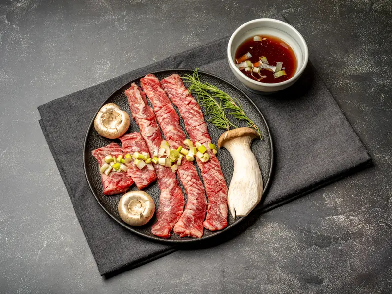 양념갈비살 150g — Marinated Beef Short Rib